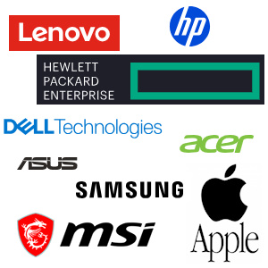 PC, SERVER, WORKSTATION, NOTEBOOK, DELL, SAMSUNG, LENOVO, HP, ACER, ASUS, APPLE, MSI, HPe, HEWLETT PACKARD ENTERPRISE, FUJITSU